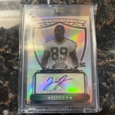 Who? James Jones  106/199 AUTO Silver 2007 Bowman Sterling rookie card. rookie card picture
