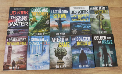 JD KIRK - Bundle Collection of 10 Paperback Books - The DCI Jack Logan series