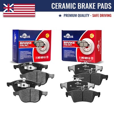 Front & Rear Ceramic Brake Pads for Mazda 3 Volvo C30 S40 V50 Ford Escape Focus