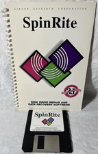 SpinRite 3.1 by Gibson Research w/ Manual for DOS Vintage Disk drive Repair-RARE