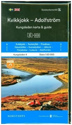 Kvikkjokk Adolfström Kungsleden 4 1:50 000: Kungsleden Map & Guide (Outdoor
