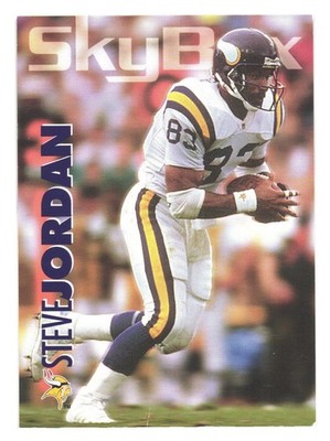 1993 SkyBox Impact NFL Football Minnesota Vikings Steve Jordan
