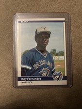 Tony Fernandez Rookie Fleet Baseball Card. Toronto Blue Jays. rookie card picture