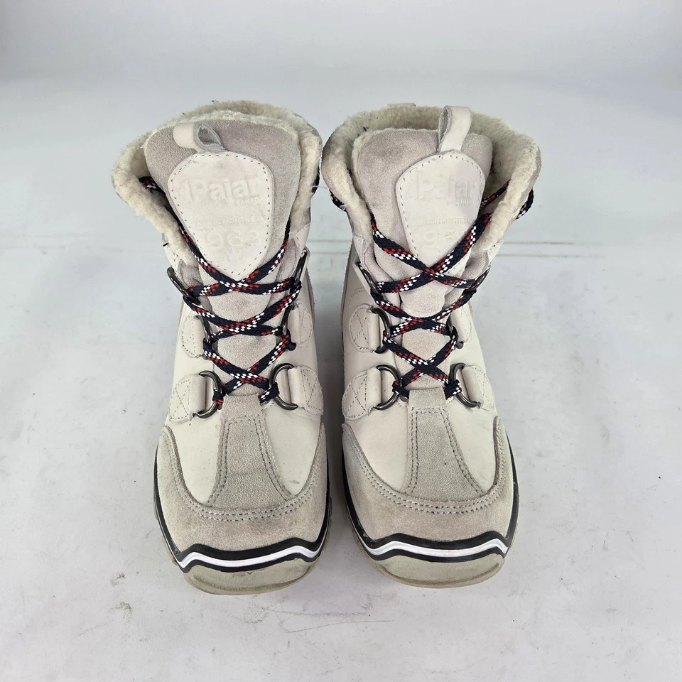 Pajar Канада Алина Исландии серый замшевые ботинки Sz 7-7,5 шнурует вверх снег зимние ботинки - Изображение 3 из 4
