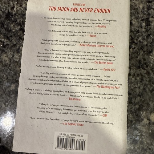 Trump Political Book Lot of 4 π HCDJ 1th Mary Trump, Sarah Kendzior, The Fixers - Picture 17 of 22