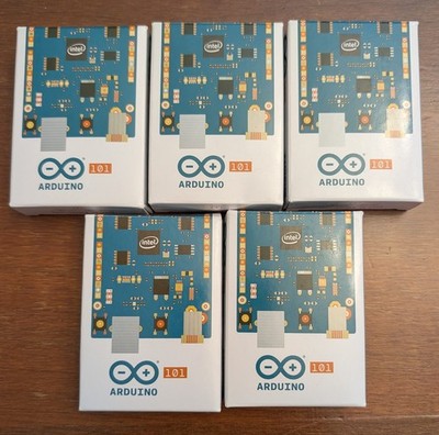 Lot of 5 - ARDUINO 101 Development Boards Intel Curie Module New in Box