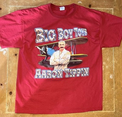 Vintage Aaron Tippin Big Boy Toys Tour Tee - Mens XL Red