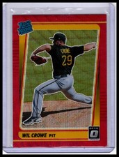 2021 Donruss Optic #94 Wil Crowe Red Wave
