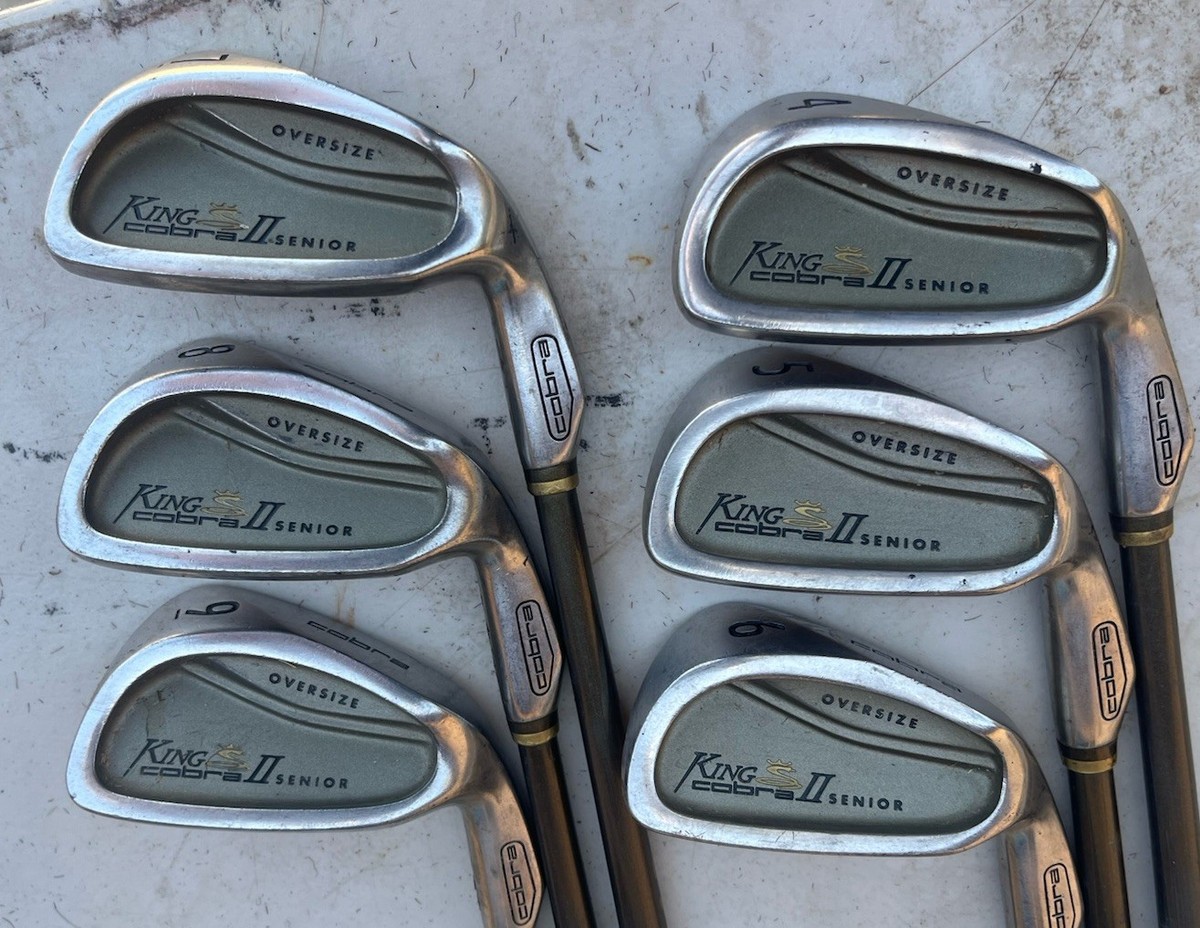 King Cobra II Senior Oversize Iron Set 4-9 IQ Hump Graphite