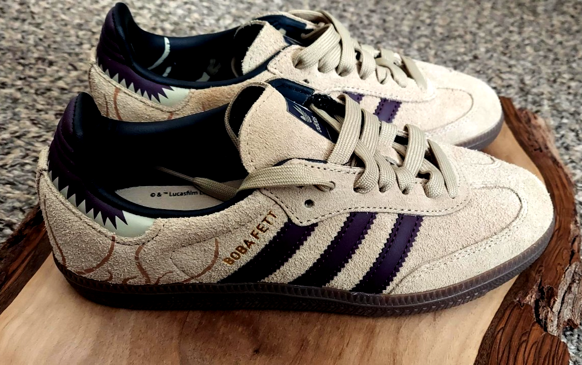 Star Wars x Adidas Samba Boba Fett Sarlacc Pit - Size 4 Man | eBay
