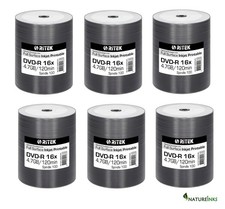 600 Ritek GPL Duplication Printable Blank DVD DVD-R 16x 4.7GB 120 min Discs