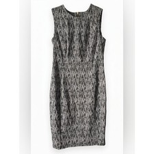 Calvin Klein Textured Sheath Midi Dress Size 8