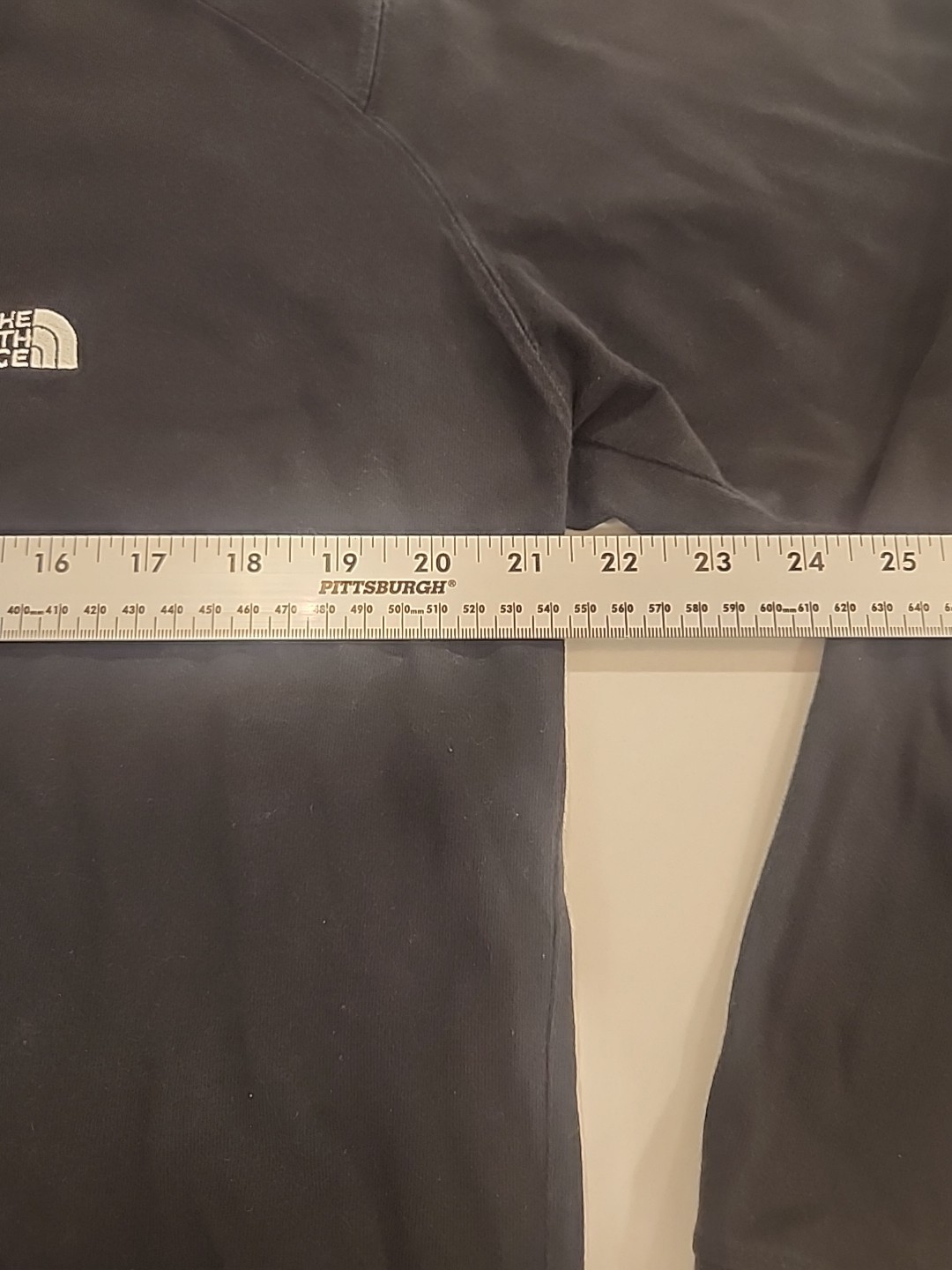 The North Face Men Small Solid Black 100% Cotton … - image 9