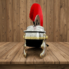 Handcrafted Roman Centurion Helmet   Wearable Armor for LARP  Reenactment