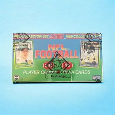 1989 SCORE FOOTBALL FACTORY SET BBCE CERTIFIED - Free Shipping