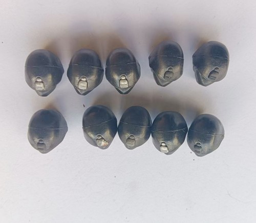 lot de 10 chapeau casque pour figurine gi joe cobra solide 4" 1/18 #Dd4 - Photo 2/10