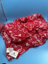 Disney Mickey Mouse Lightweight RED Mickey Mouse Scarf 
