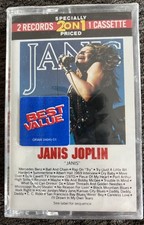 Sealed Janis Joplin 1975 Audio Cassette Tape