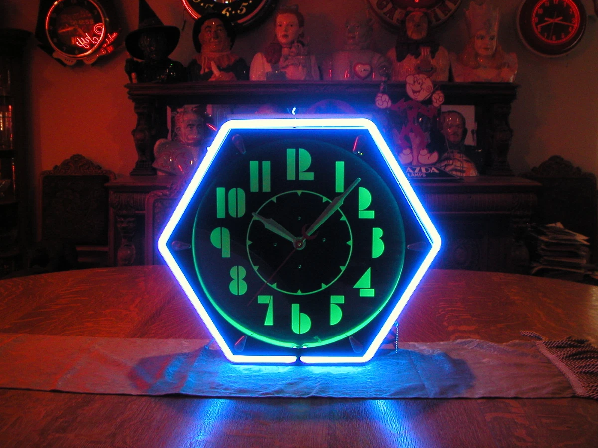 Neon Clocks Ebay