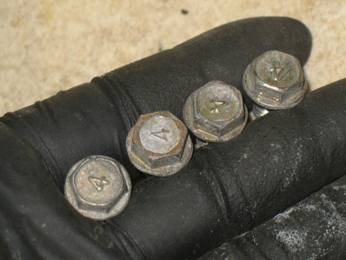 88 KAWASAKI KAF450 B1 MULE FRONT SKIT PLATE GUARD MOUNTING BOLTS HARDWARE - Picture 2 of 2