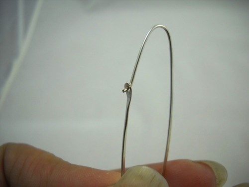 Sterling und Malachit Donut Ohrhänger cool!  - Bild 6 von 8