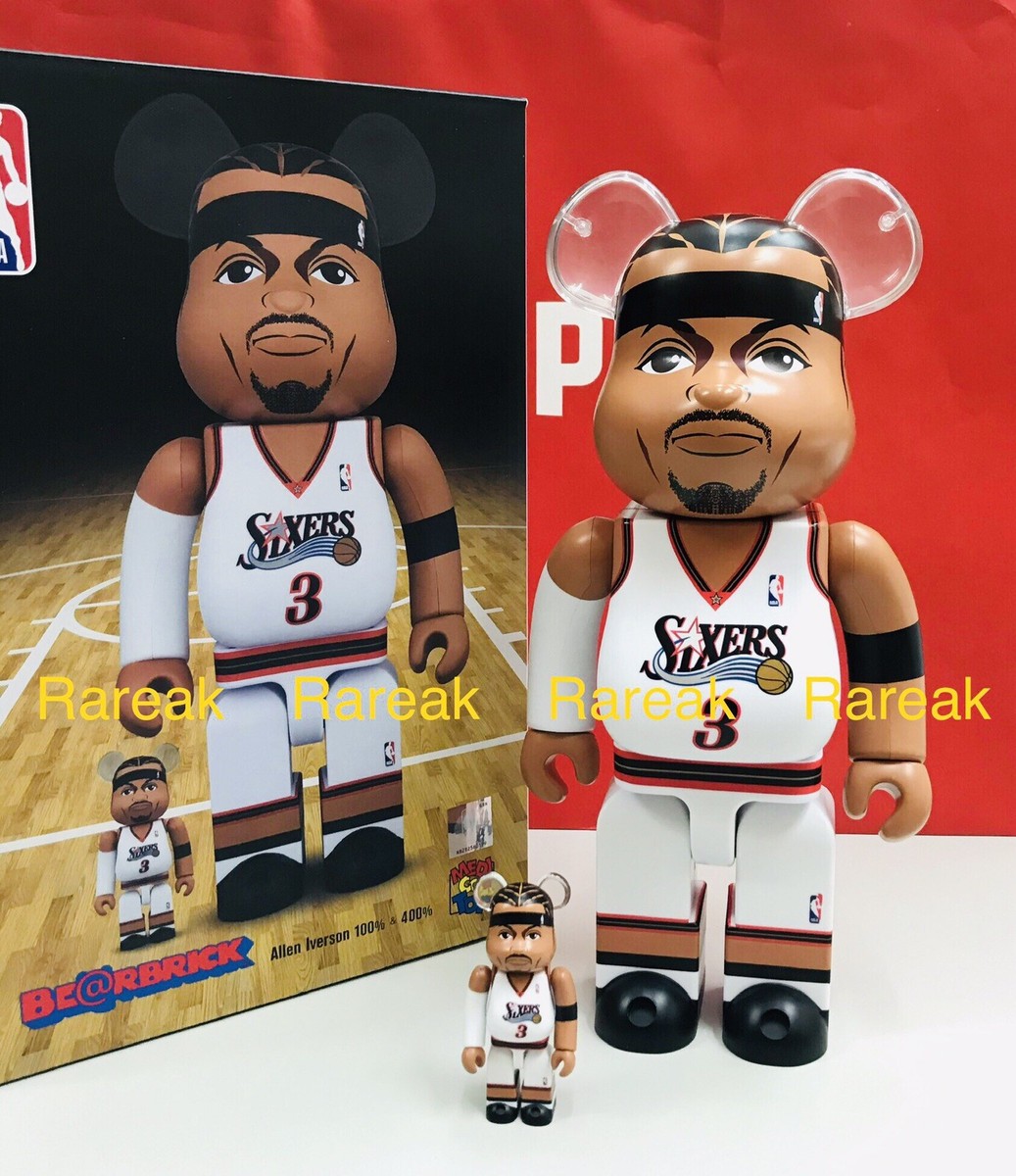 BE@RBRICK アレン・アイバーソン 100% & 400% 開封済み BE@RBRICK Allen Iverson 100% ＆ 400%