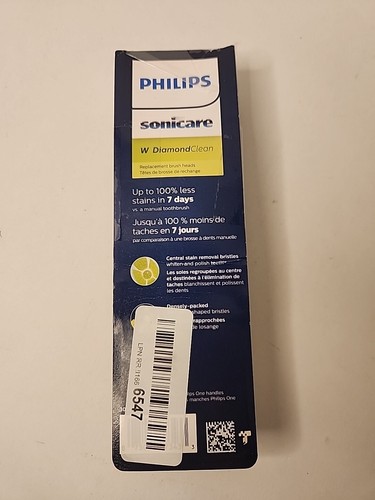Philips Sonicare HX6062/95 W DiamondClean Brush Heads - 2 Pack - Picture 2 of 3