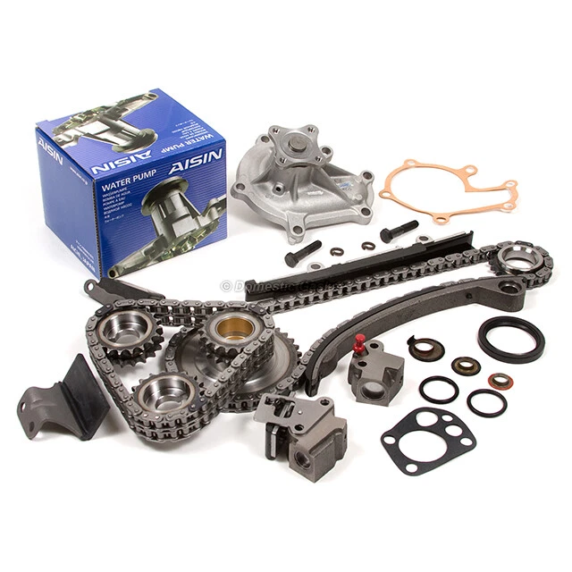 Fit 93-97 日产 Altima 2.4L DOHC 定时链 AISIN 水泵套件 KA24DE — 第 2/4 张图片