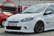 Frontspoiler Spoilerschwert ABS Renault Clio 3 GT Gordini ABE schwarz glänzend