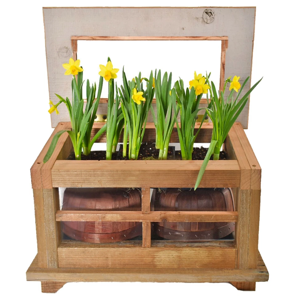 Outdoor Gardening Planter Box and Storage Cabinet for Your Tools, Redwood - Image 3 of 4