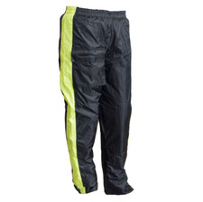 Pantaloni antipioggia moto scooter 100% impermeabili antiacqua antivento