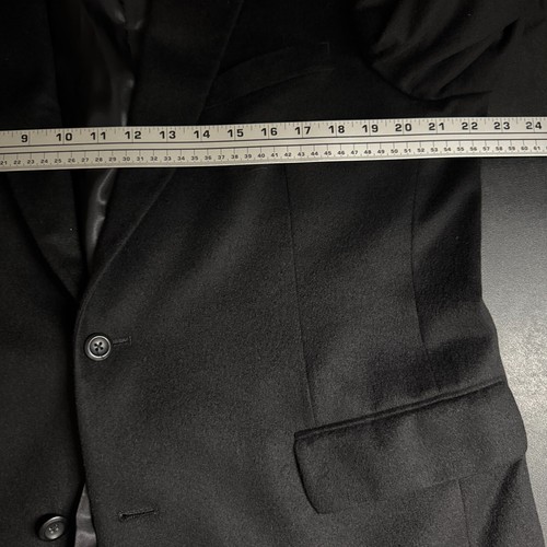 Jos. A. Abrigo Blazer Chaqueta Hombre Bank 43R Negro 100% Cachemira Deportivo 2 Botones - Imagen 6 de 11