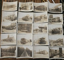 32 ORIGINAL PHOTOS TODON TOKYO KYOTO? JAPAN NIPPON 1940s Trolley Documents Chart
