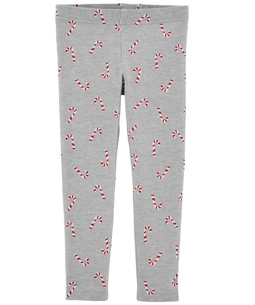 Girls candy cane clearance leggings
