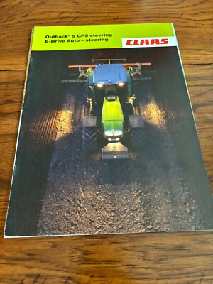 Claas Outback S GPS Steering E-Drive Auto-Steering Brochure FCCA24
