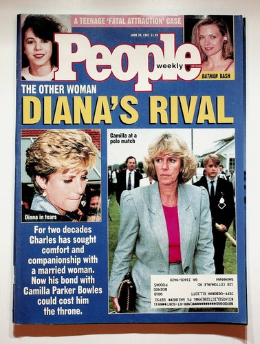 1992 June 29 People Magazine Princess Diana Camilla Parker Bowles Amy Fisher