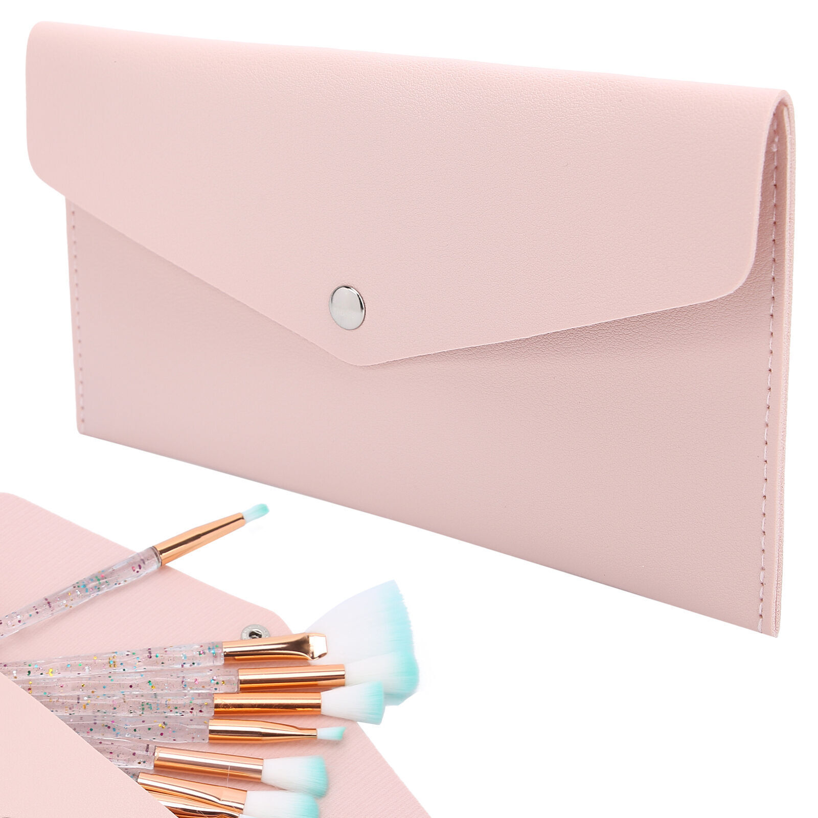 Professional Travel Makeup Brush Storage Bag Portable Cosmetic Organizer