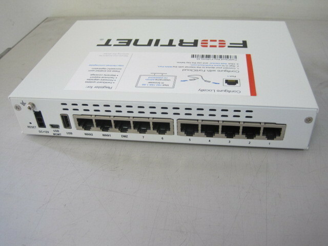 Fortinet Fortigate FG-60D Firewall w/ Adapter USED Free