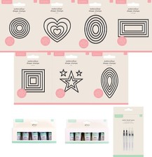 Crafters Companion - Aquarell Stempel Oder Glitter Sammlung