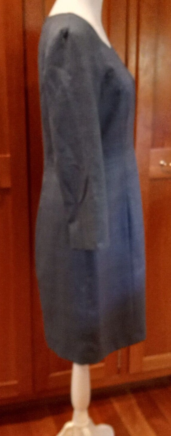 Pendleton Women's Blue Wool Fully-Lined Sheath Dr… - image 3