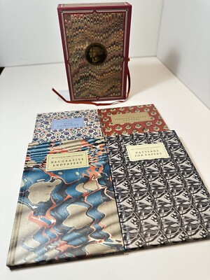 4x Victoria And Albert Colour Books - Tile Paintings Cottons Endpapers Patterns