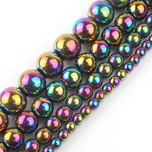 2 3 4 6 8 10 12mm Natural Hematite Faceted Round Loose Bead For Jewelry Making - Picture 46 of 57