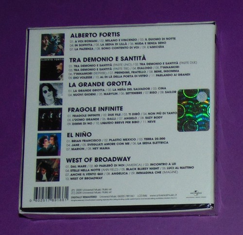 ALBERTO FORTIS. UNIVERSAL MUSIC COLLECTION. RARO BOX LIMITED 6 CD SIGILLATO ! - Picture 2 of 2