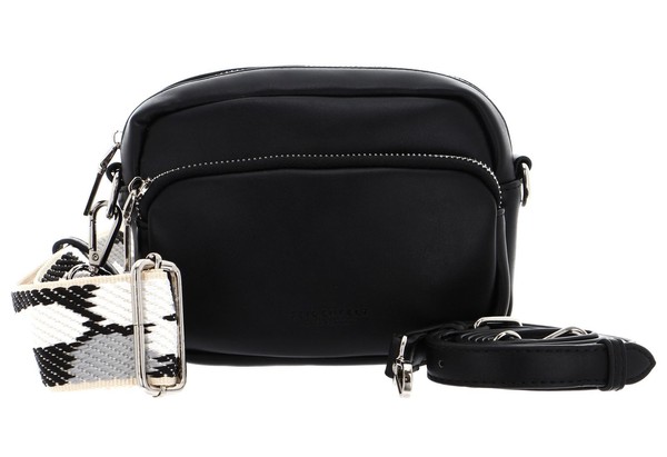 Seidenfelt Manufaktur Hede Crossbody Bag UmhäNgetasche Tasche Black Schwarz Neu-image