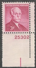 US. 1072. Andrew W. Mellon (1855-1937) US Secretary & Art Collector. w/Pl#. MNH