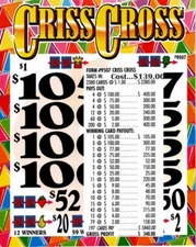 Criss Cross (2380-3W) Single game, pull tabs