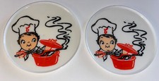 Campbell Soup Playset - 2- Plastic Trays VINTAGE