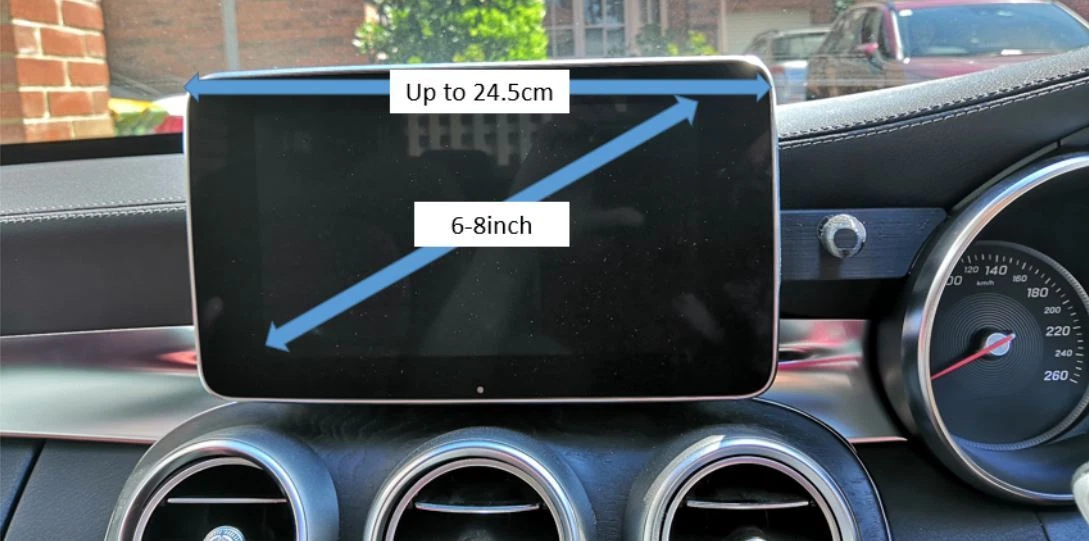 Mercedes mobile 2024 phone holder