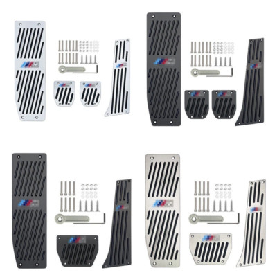 Alu Pedale Set Automatik + Fußstütze für BMW E30 E36 E46 E87 E90 E91 E92 E93 M3