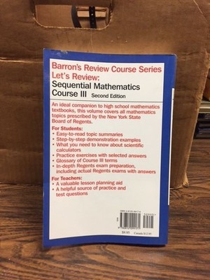 Let's Review: Sequential Mathematics Course III - Paperback (FC3-2